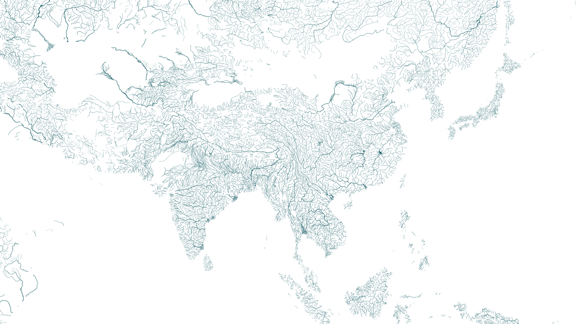 おしゃれな 世界 地図 川